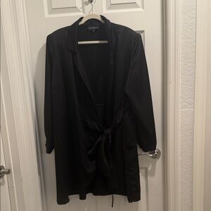 Eloquii Black Midi Dress